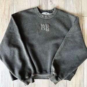 Alexander Wang Charcoal Crewneck Sweater